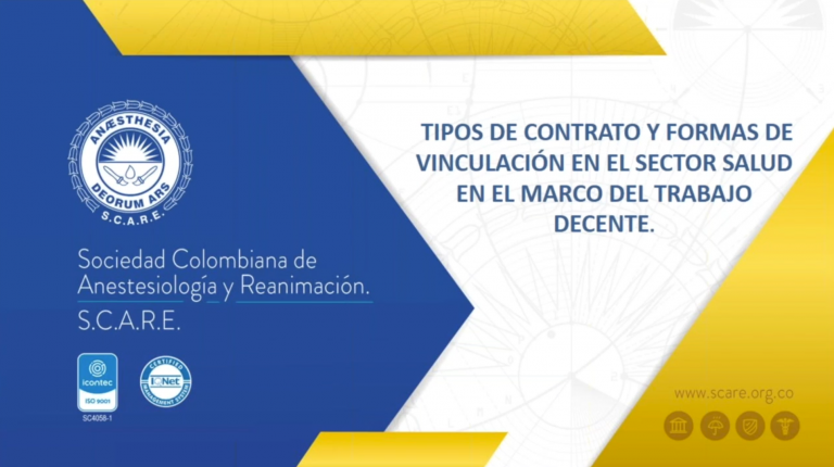 Tipos de contrato y formas de vinculación en el sector salud en el marco del trabajo digno - Dra. Claudia Alejandra