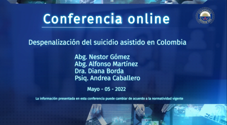 Despenalización del suicidio asistido en Colombia